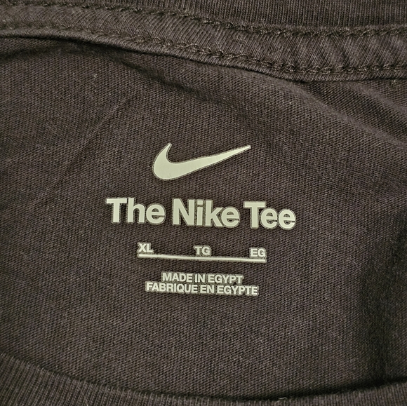 Men's Nike Court T-shirt Size XL Black and White - Picture 5 of 7